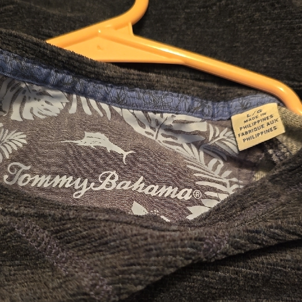 Tommy Bahama Blue Crewneck Sweater Long Sleeves L - Picture 2 of 6